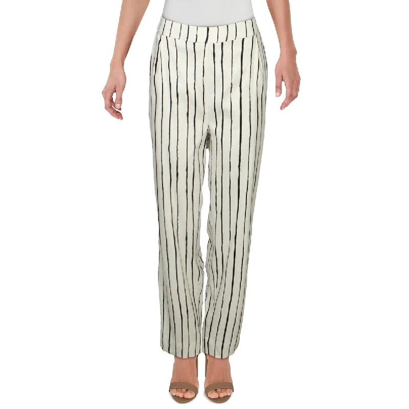 Alfani Womens Striped Pull On Pants