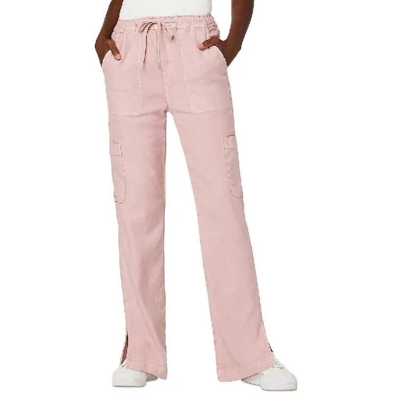 Hudson Womens High Rise Solid Cargo Pants