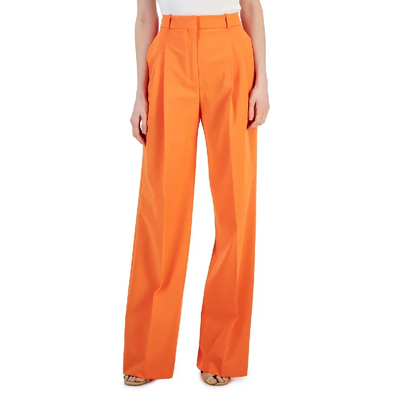 Hugo Boss Womens Pleated  Wide Leg Pants