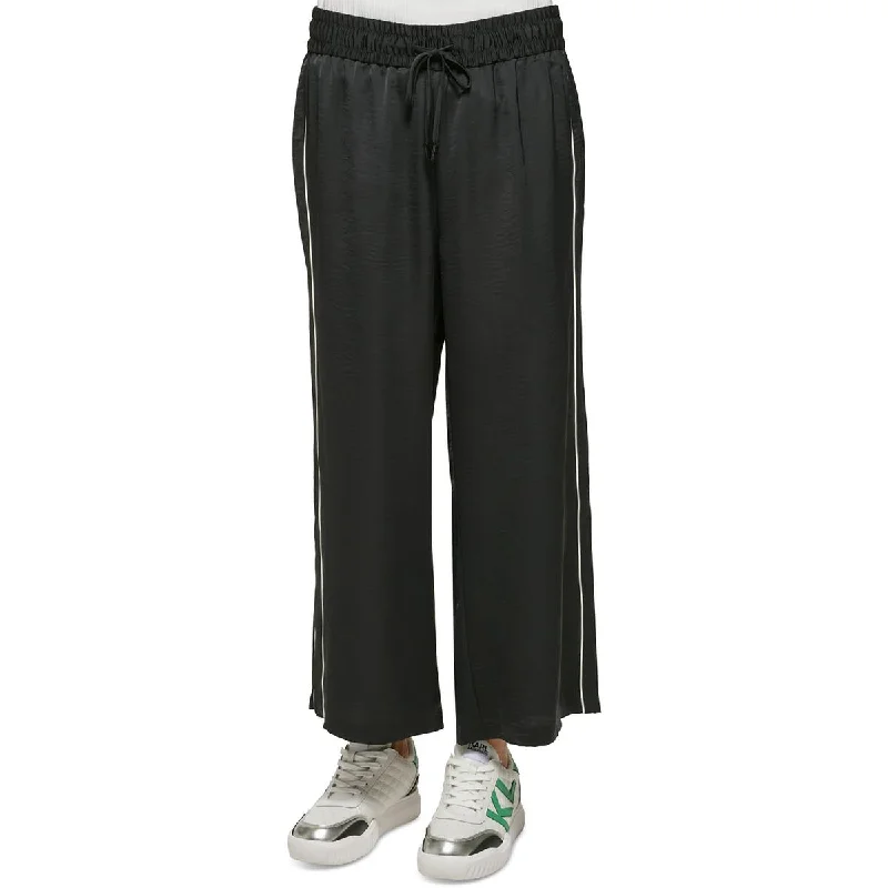 Karl Lagerfeld Paris Womens Piping  Jogger Pants