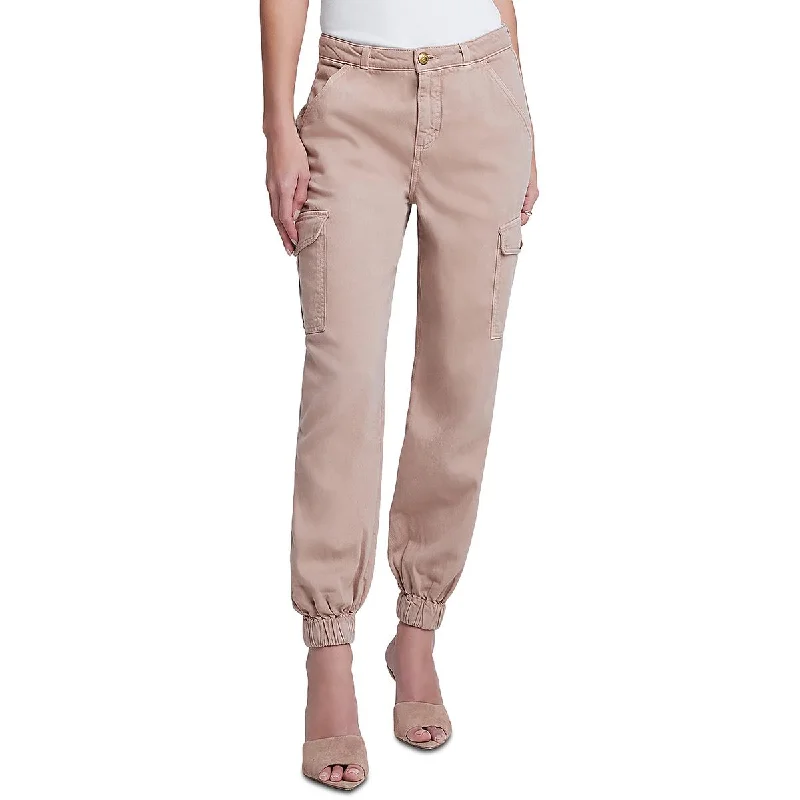 L'Agence Womens High Rise Jogger Cargo Pants