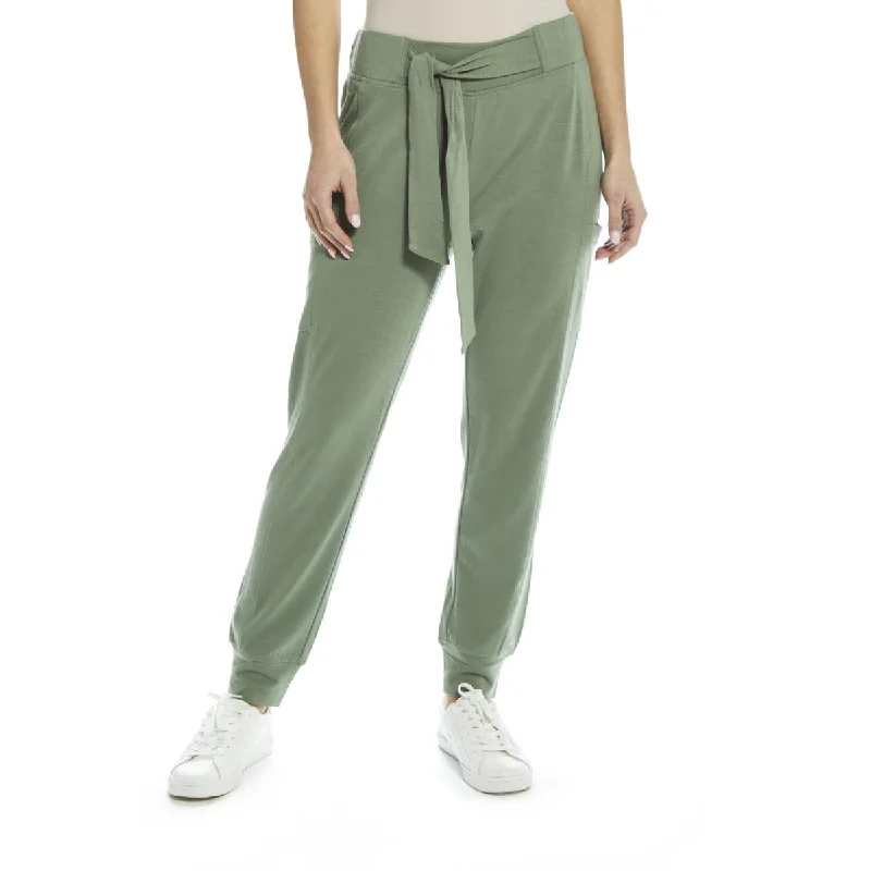 Weatherproof Vintage Womens Relaxed Tie Waist Sweatpants