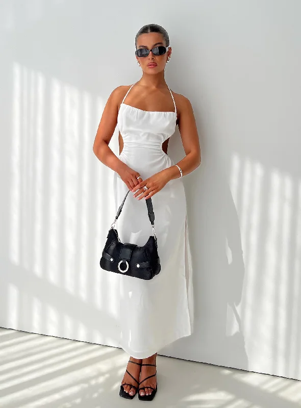 Tailor Maxi Dress White