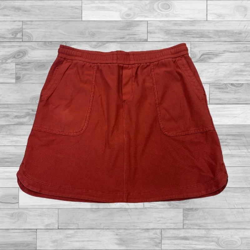 Skirt Mini & Short By Athleta In Orange, Size: M A-line Mini Skirt