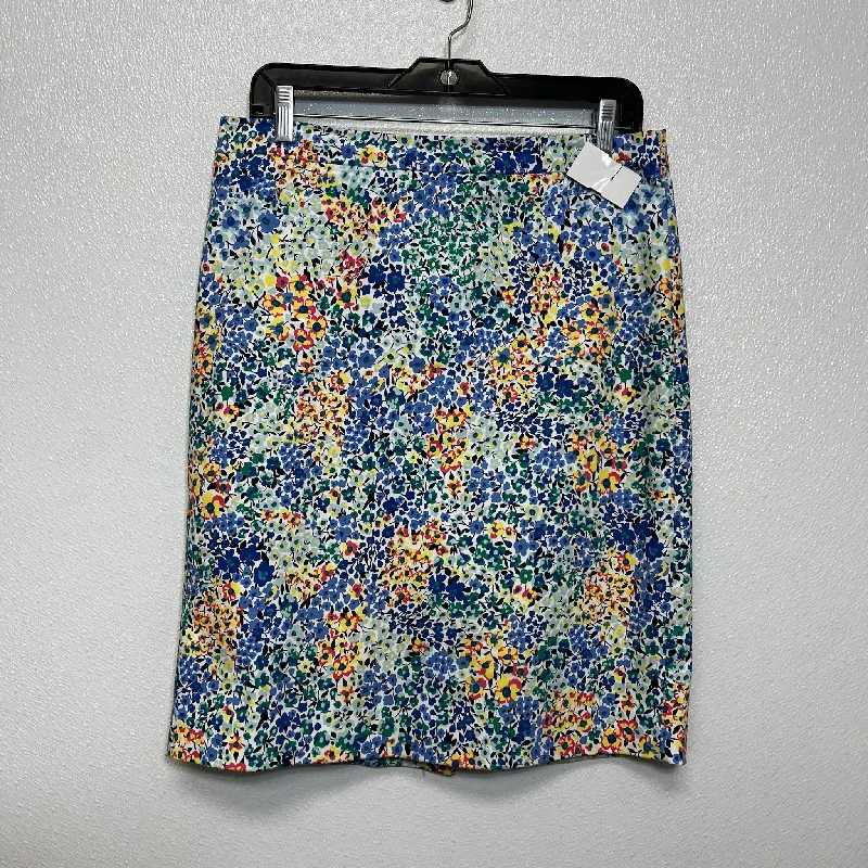 Skirt Mini & Short By J Crew In Floral, Size: 8 Lace-up Mini Skirt