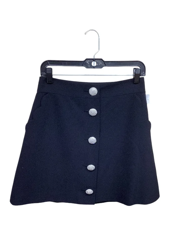 Skirt Mini & Short By Kate Spade In Black, Size: 4 High-Waisted Mini Skirt