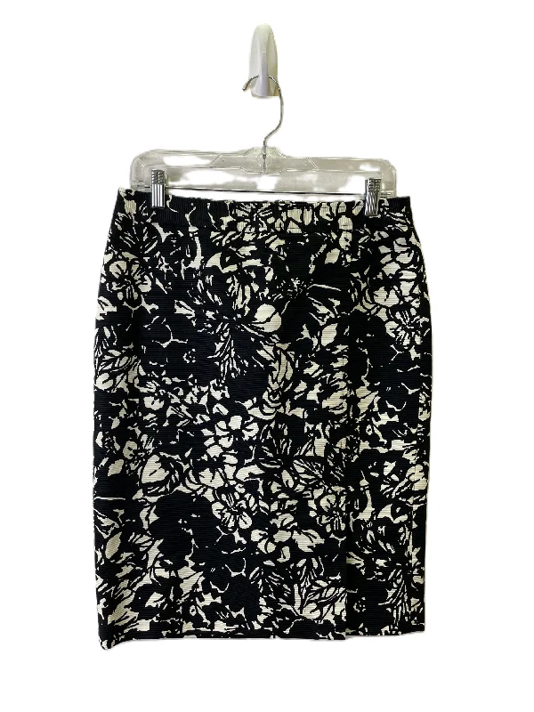 Skirt Mini & Short By Talbots In Black & Cream, Size: 6 Mini Skirt Style