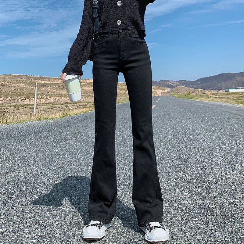 NiDELL: Women’s Elegant long Skinny Jeans for Autumn