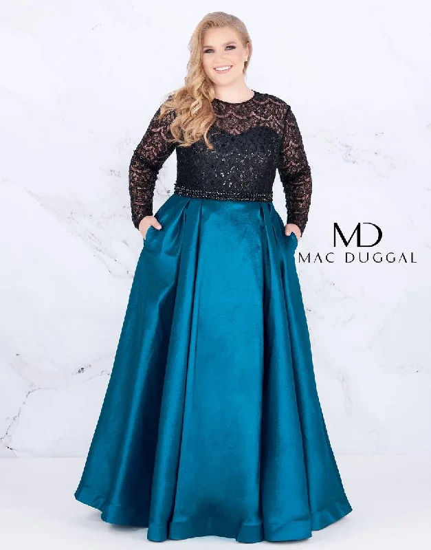 Mac Duggal Fabulouss Long Plus Size Ball Gown Sale