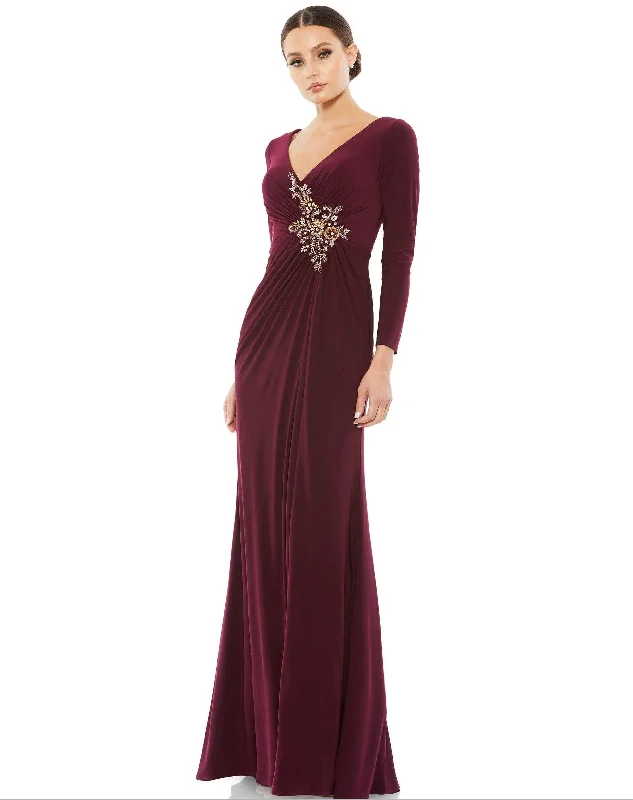 Mac Duggal 67848 Long Sleeve Formal Evening Dress