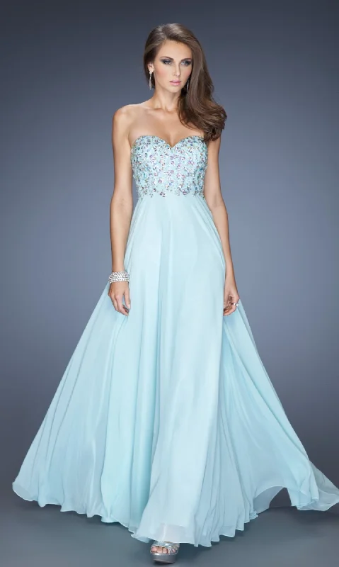 Full Length Strapless Sweetheart Dress