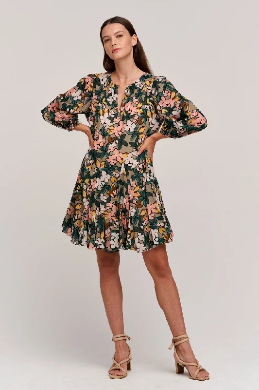 KEELIN PRINTED BOHO DRESS