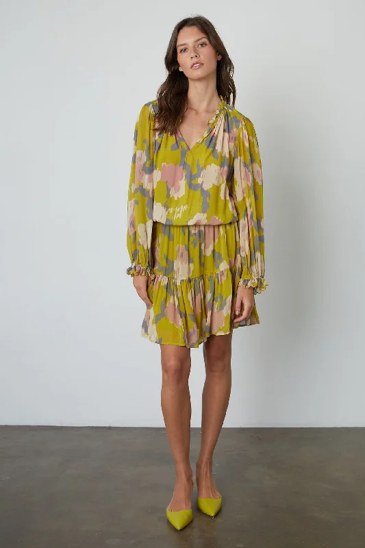 REGINA PRINTED BOHO DRESS