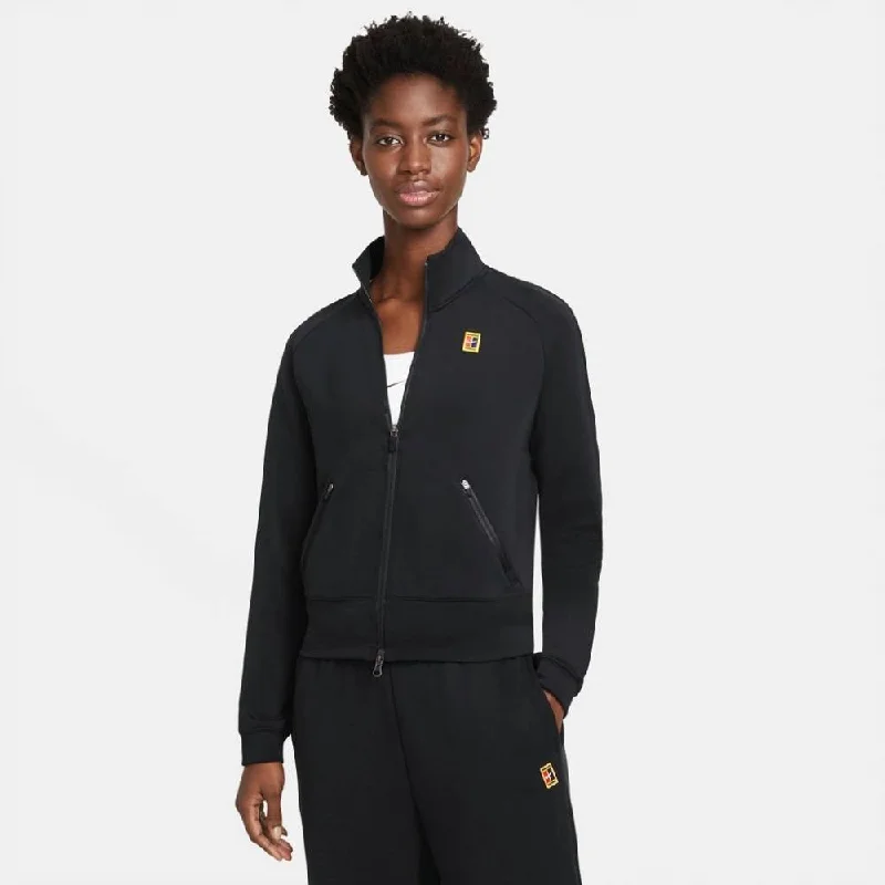 Nike Women's Dri-FIT Heritage Full Zip Jacket (Black)