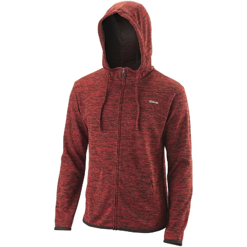 Wilson Men's Training Hooded Jacket II (Red/Black)