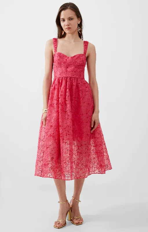 French Connection - Embroidered Evelyn Lace Strappy Dress