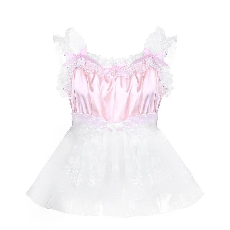 Ruffled Lace Tulle Sissy Dress