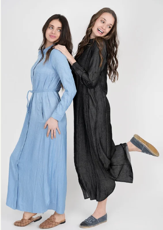 LADIES LONG SHIRT DRESS