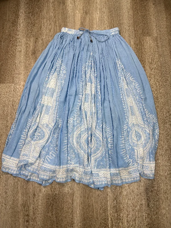 Skirt Midi By Chelsea And Theodore In Blue, Size: S