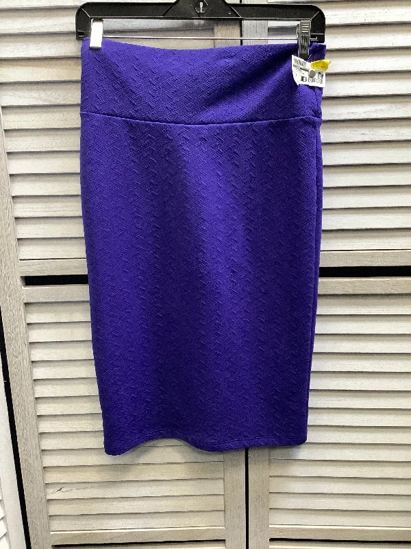 Skirt Midi By Lularoe In Striped Pattern, Size: S